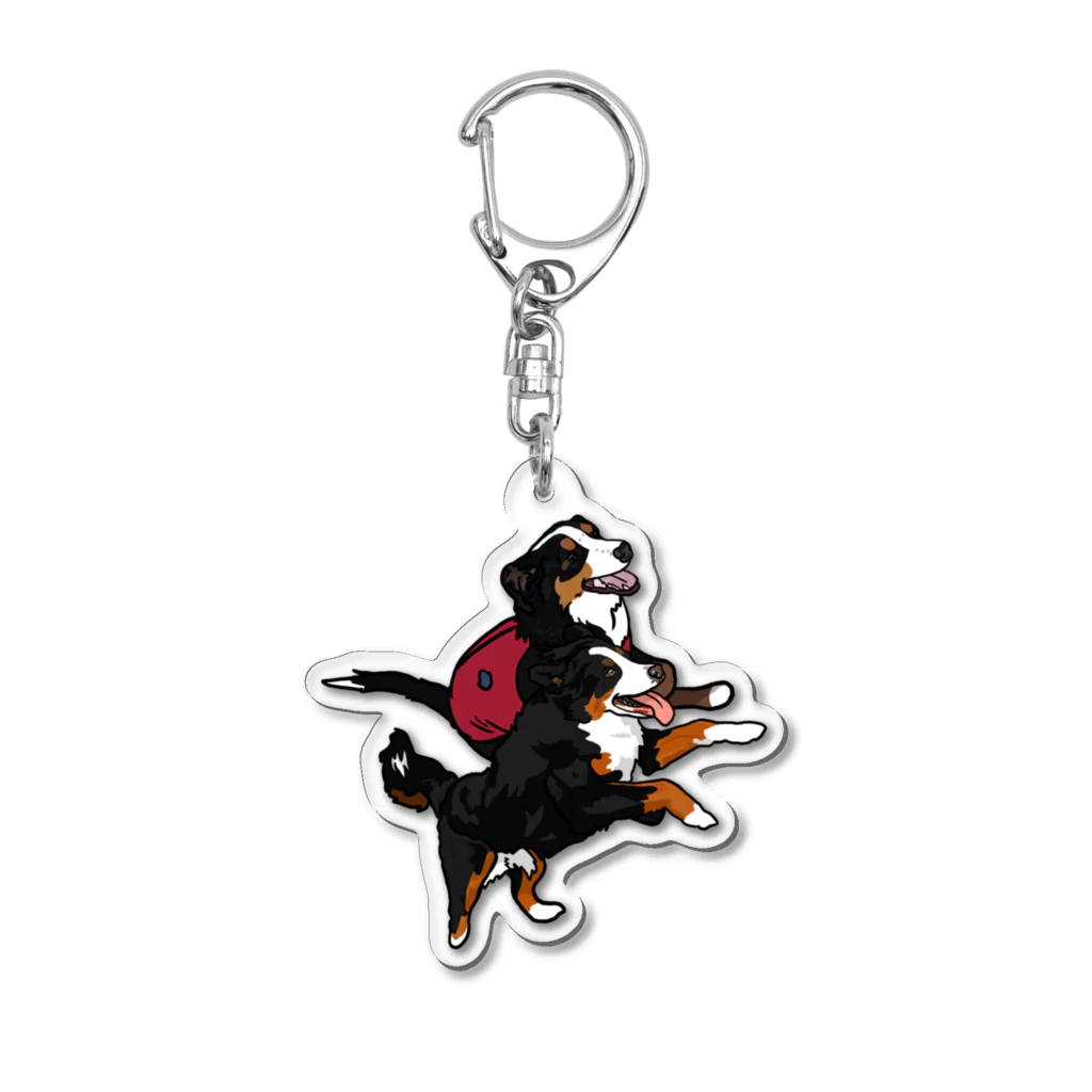 lily_dalmatianのモカミトちゃん Acrylic Key Chain