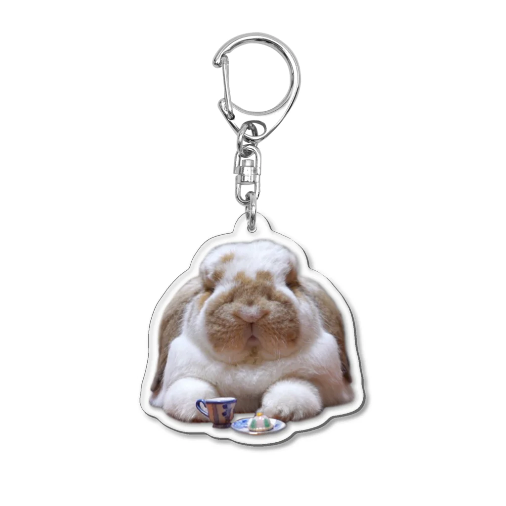 GAJUMARU shopのティータイムがじゅまる Acrylic Key Chain