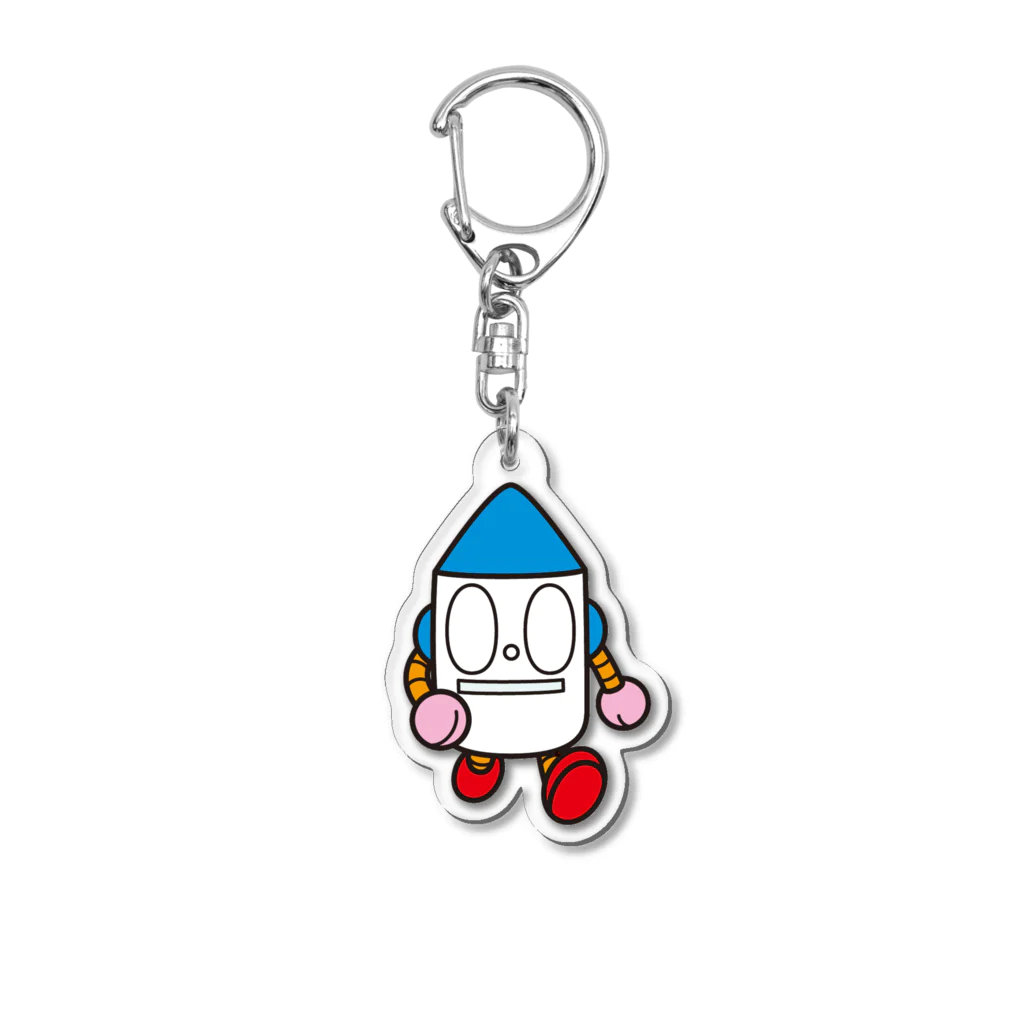 5線紙のよいこ1号　お散歩 Acrylic Key Chain