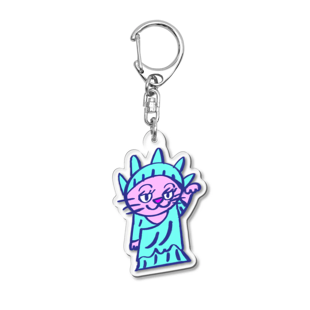 nekonekonekoのアンジネコ Acrylic Key Chain