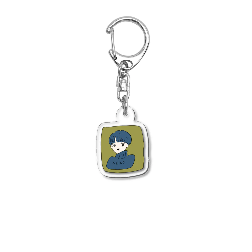 年中正月のあおいくん Acrylic Key Chain