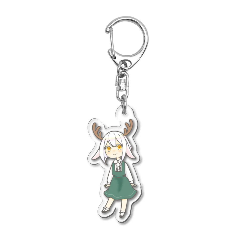 Jackalope Houseの彼女はジャッカロープ Acrylic Key Chain