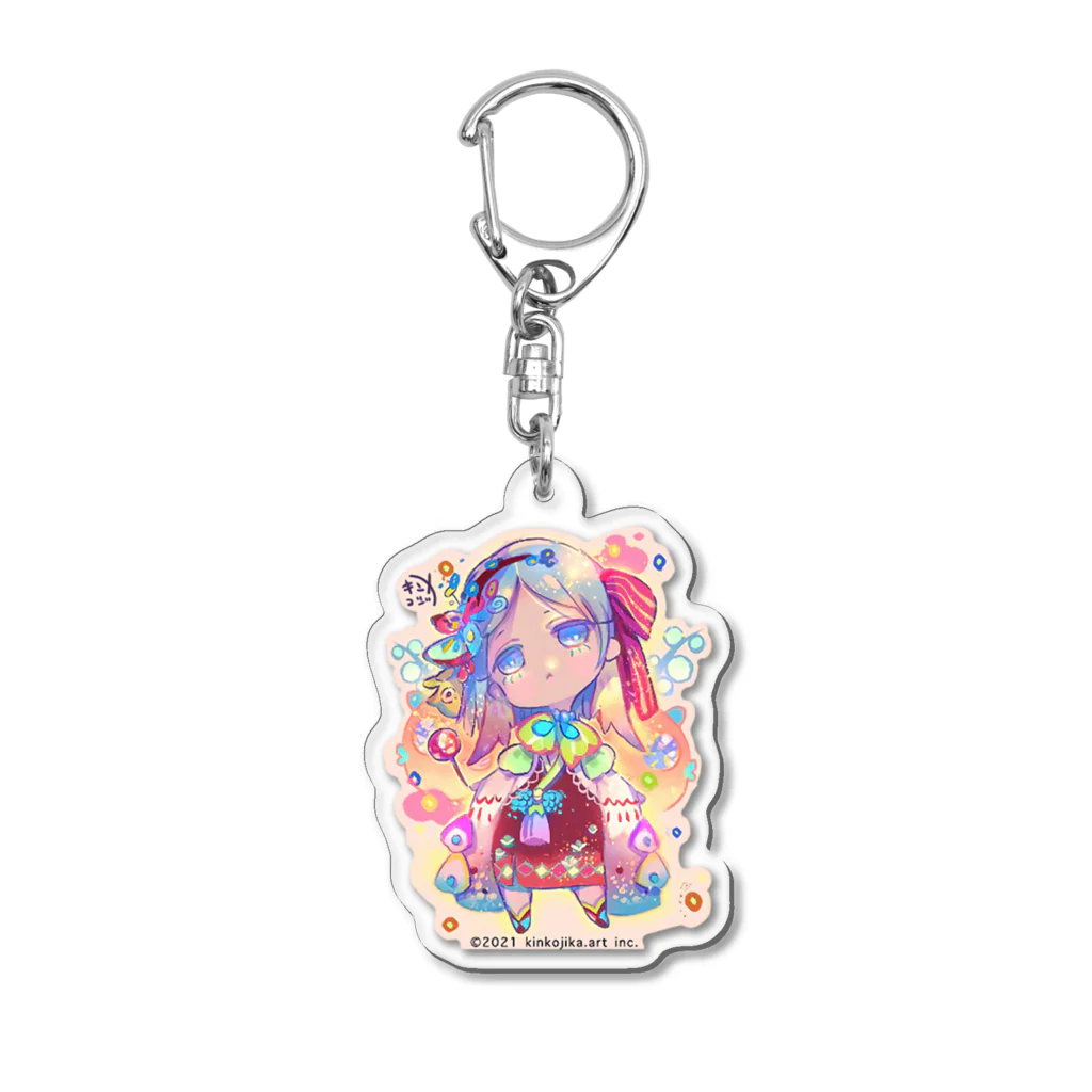 きんこじ宝箱のまぬかわわ Acrylic Key Chain