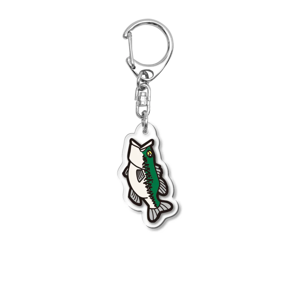 兎夢ずわ〜るどのラージマウスbass Acrylic Key Chain