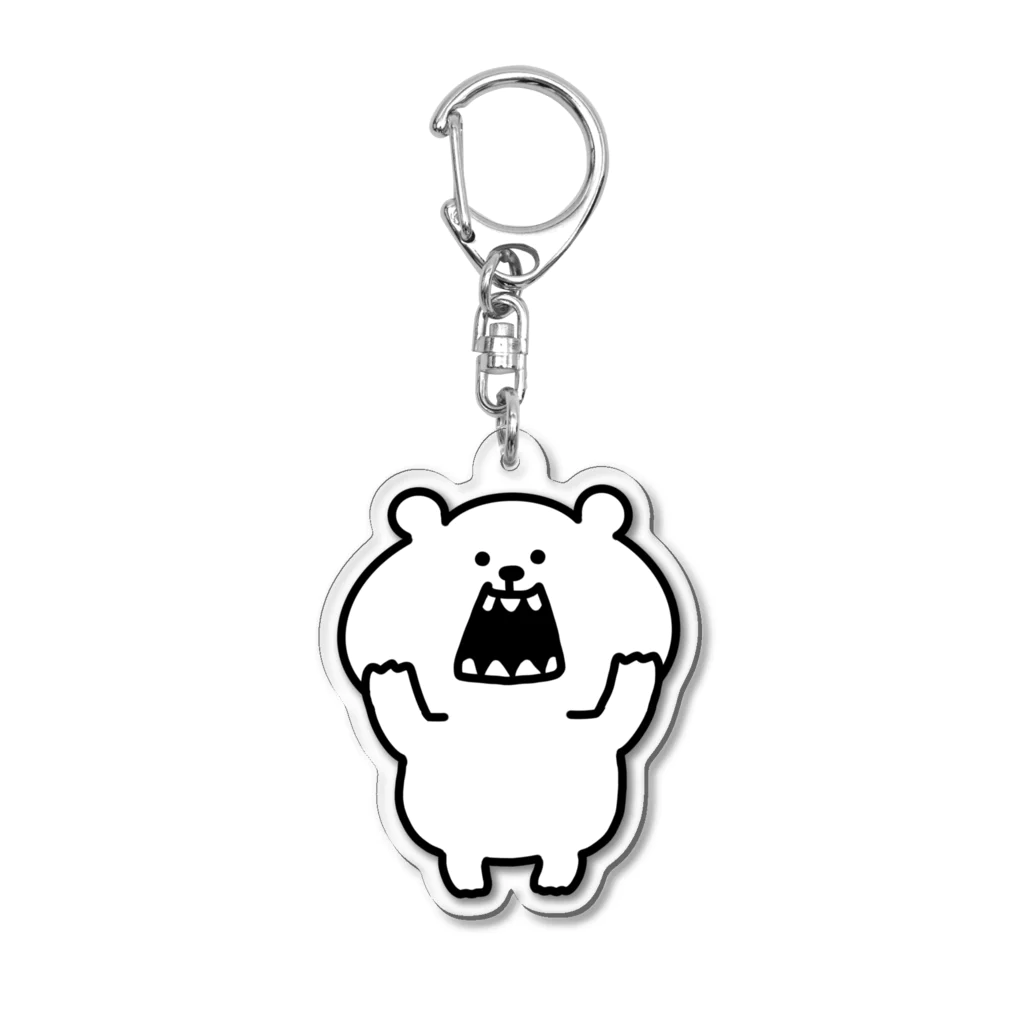 yoyoyonのがおがおくまお Acrylic Key Chain