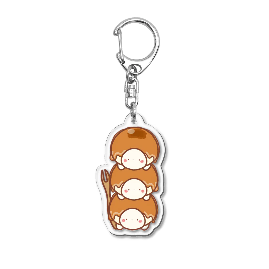 ちびあかぽんの[ちびあかぽん]みたらしカメ団子 Acrylic Key Chain