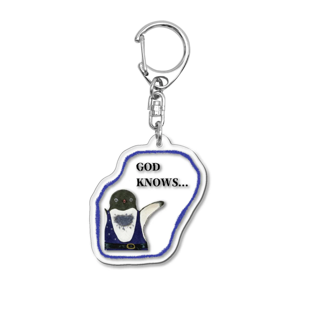 ヤママユ(ヤママユ・ペンギイナ)のGOD KNOWS... Acrylic Key Chain