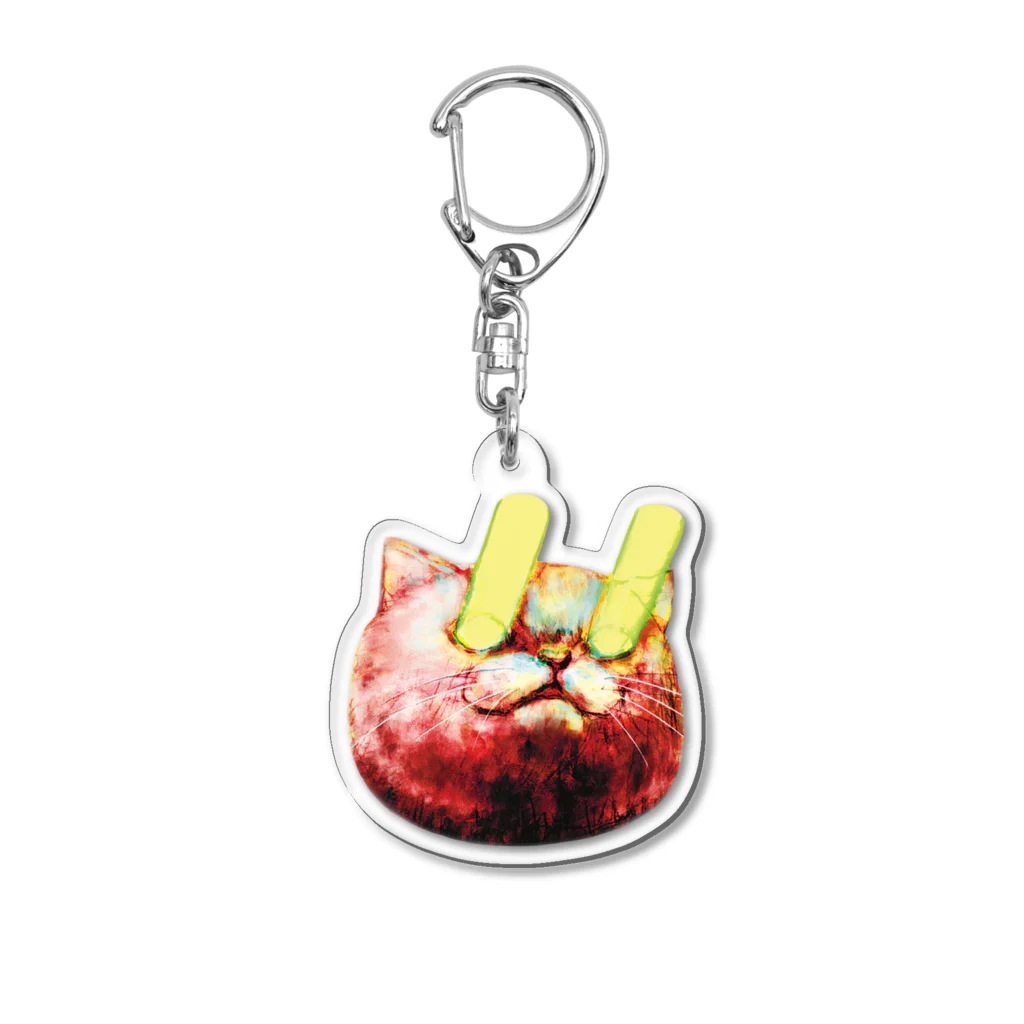 のここのネコビーム Acrylic Key Chain