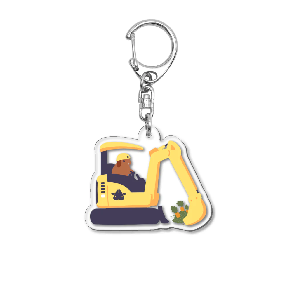 大賀一五の店のおやつひとりじめカー Acrylic Key Chain