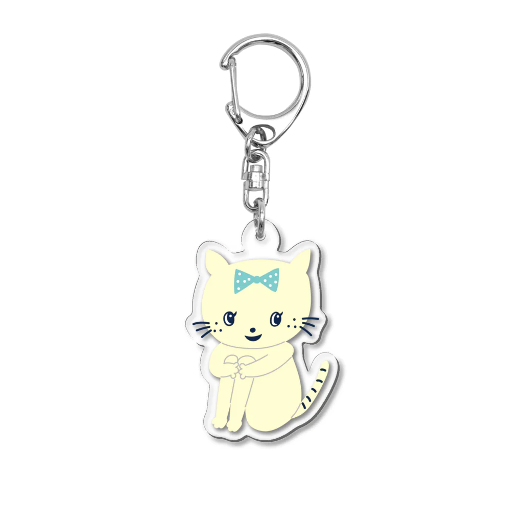 Futakawa Mayuのグッズショップのねこちゃん１ アクリルキーホルダー