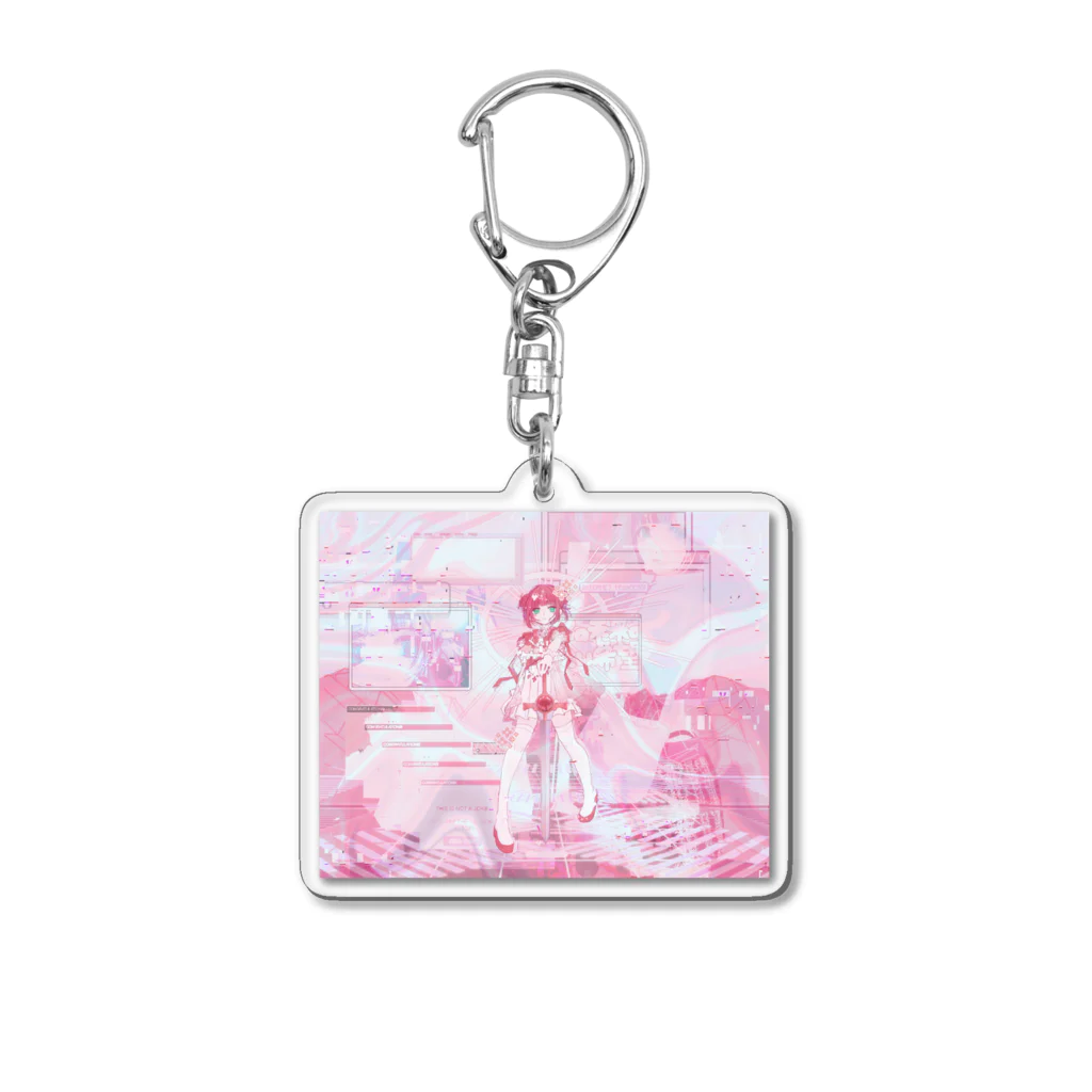 藤林檎の藤林檎生誕２周年記念イラストグッズ Acrylic Key Chain