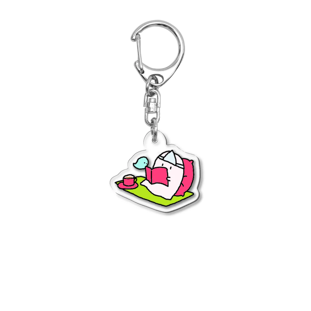 如月芳美のおばけのサイちゃん Acrylic Key Chain