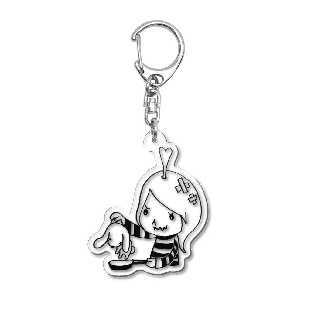 愛のためいきの毒リンゴさんのお調理 Acrylic Key Chain