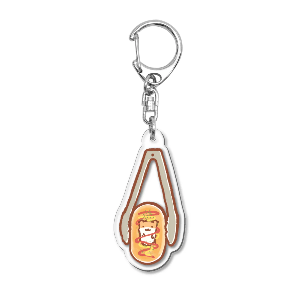 すやはむハウスのゆらゆらトング ハムンナー Acrylic Key Chain