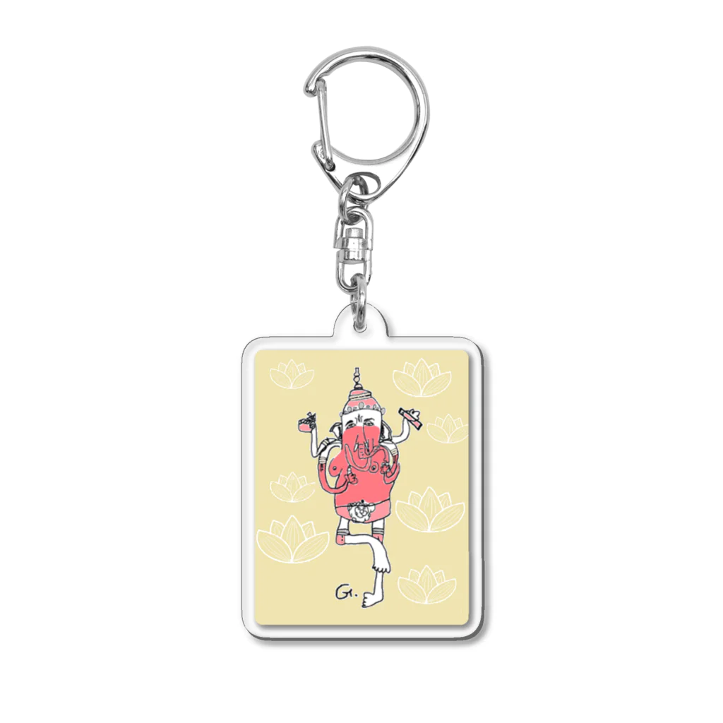 LinggamJPのガネーシャ Acrylic Key Chain