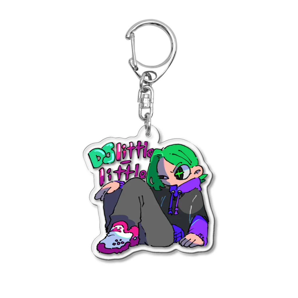 門司のDJ  little- little Acrylic Key Chain