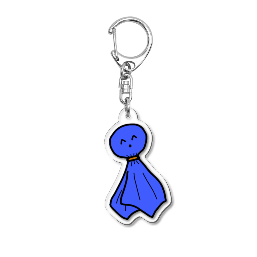 ともの店の青推してるてるヲタク Acrylic Key Chain