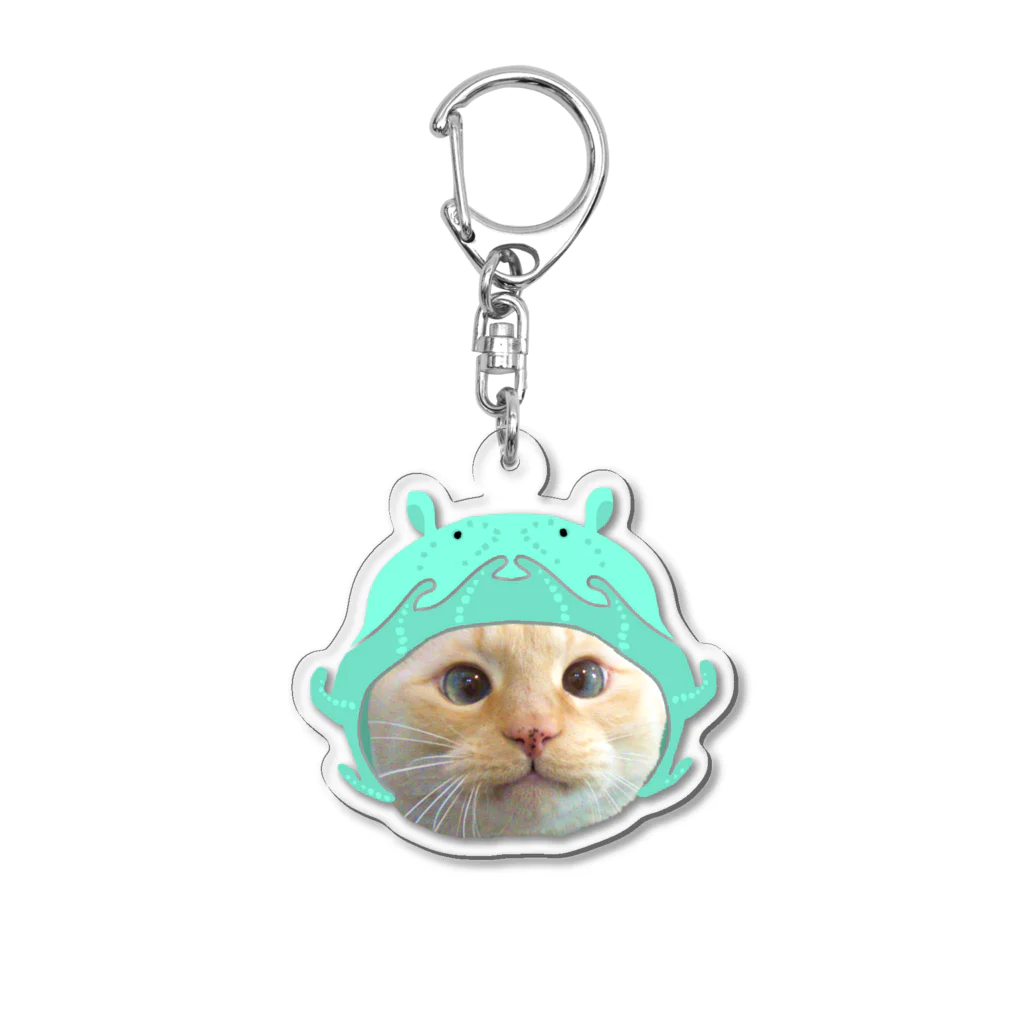 じゅりあんぐ！のメンダコちゃん ミント Acrylic Key Chain