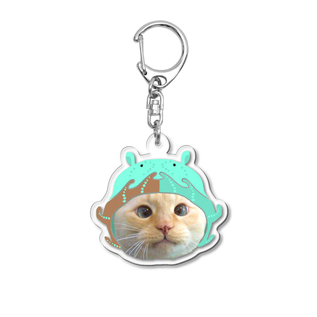 じゅりあんぐ！のチョコミントなメンダコちゃん ハーフ Acrylic Key Chain