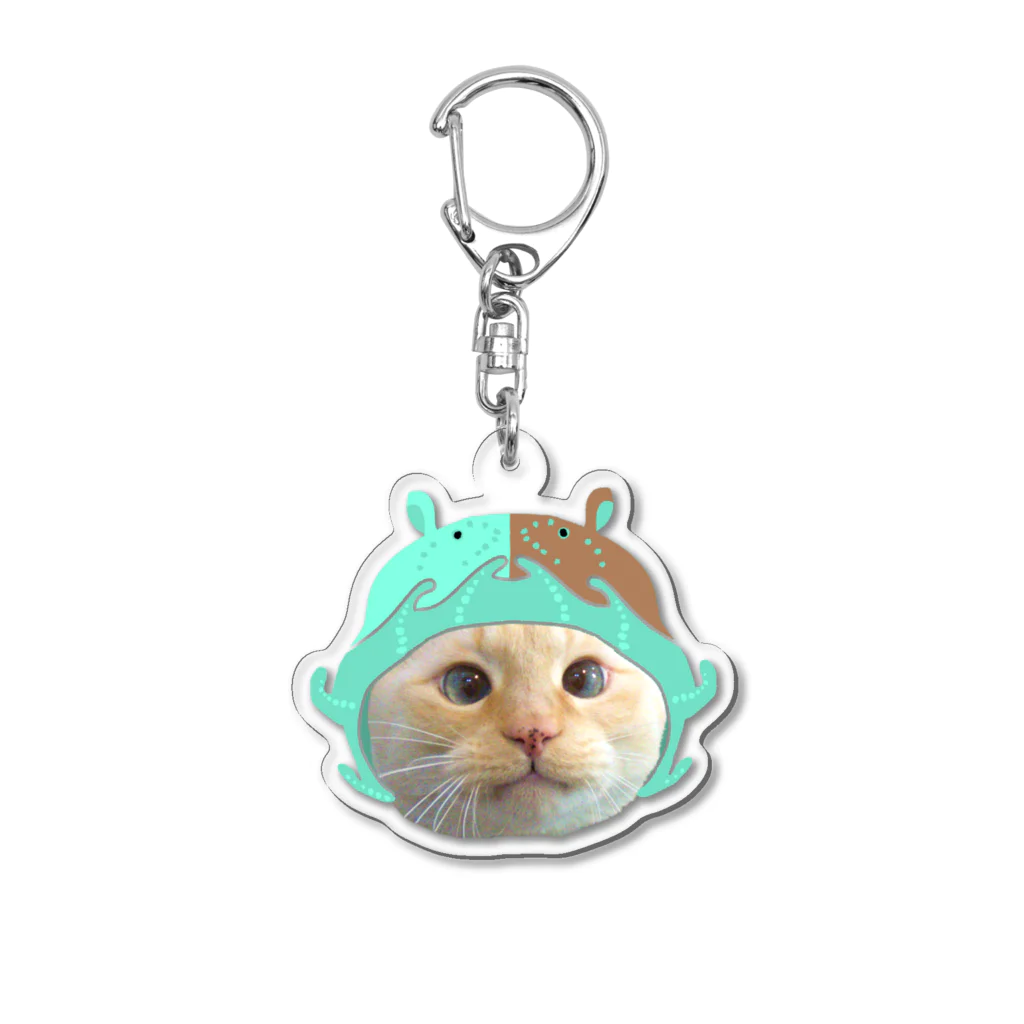 じゅりあんぐ！のチョコミントなメンダコちゃん ハーフ2 Acrylic Key Chain