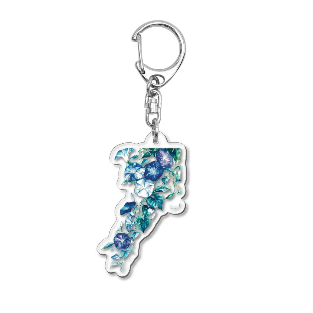 oo6の朝顔 Acrylic Key Chain