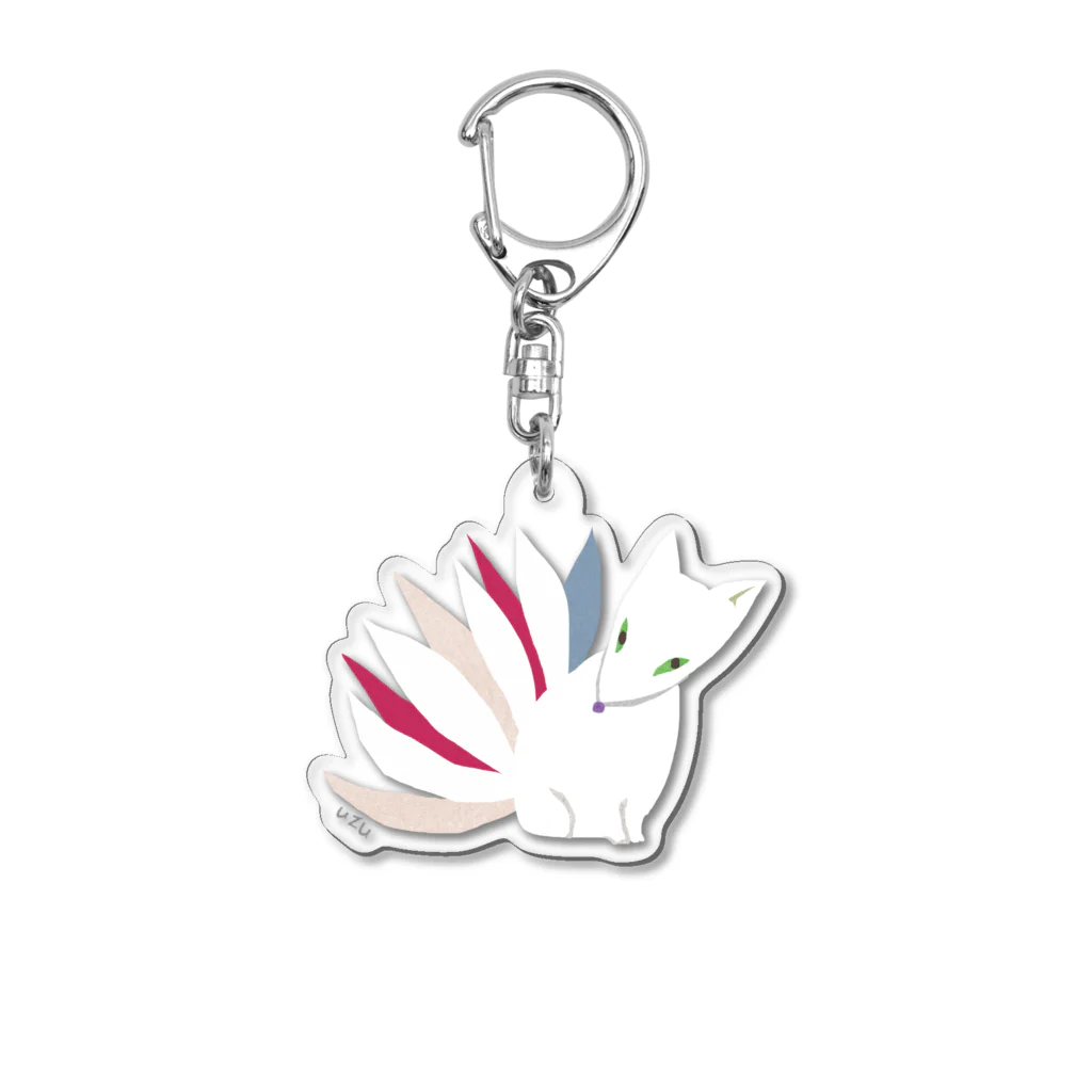 おばけ商店のおばけキーホルダー＜九尾の狐＞ Acrylic Key Chain