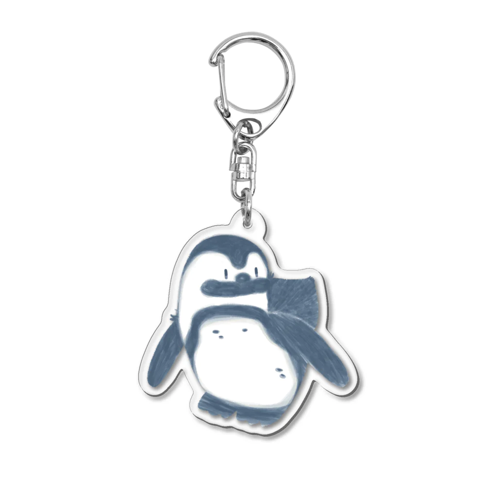 nagisa-ya(なぎさや) ペンギン雑貨のなにげないすがたのペンギン Acrylic Key Chain