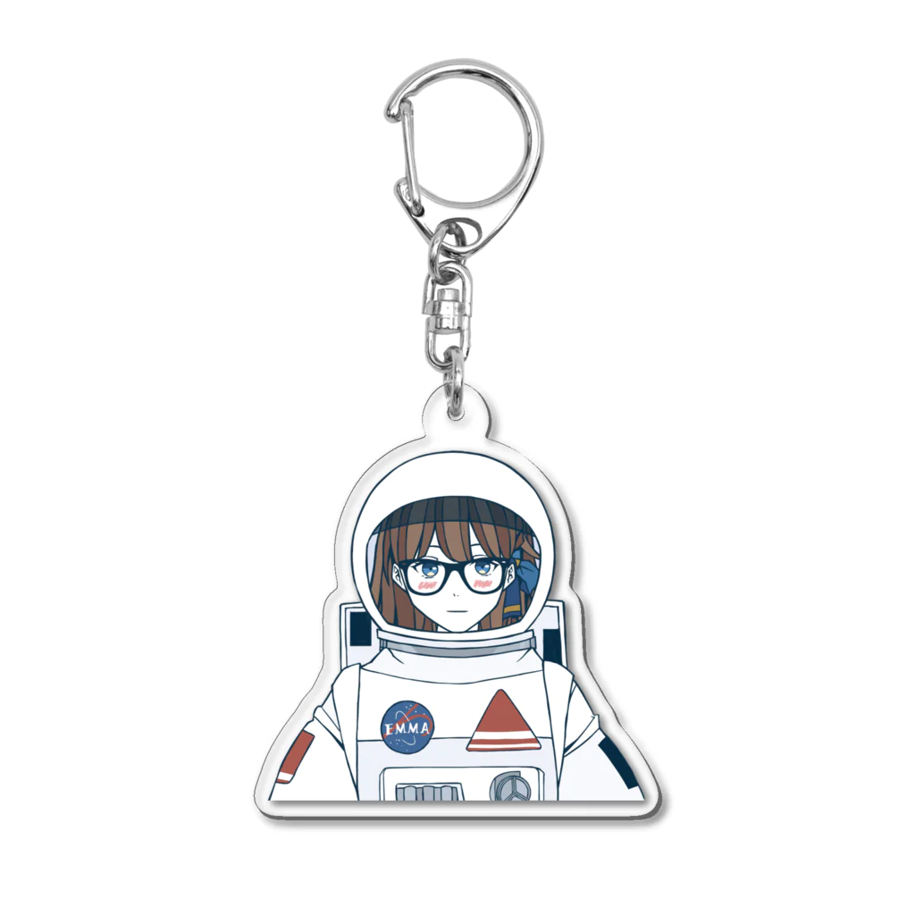 Emma KAWAII CollectionのSpace suit Emma アクリルキーホルダー