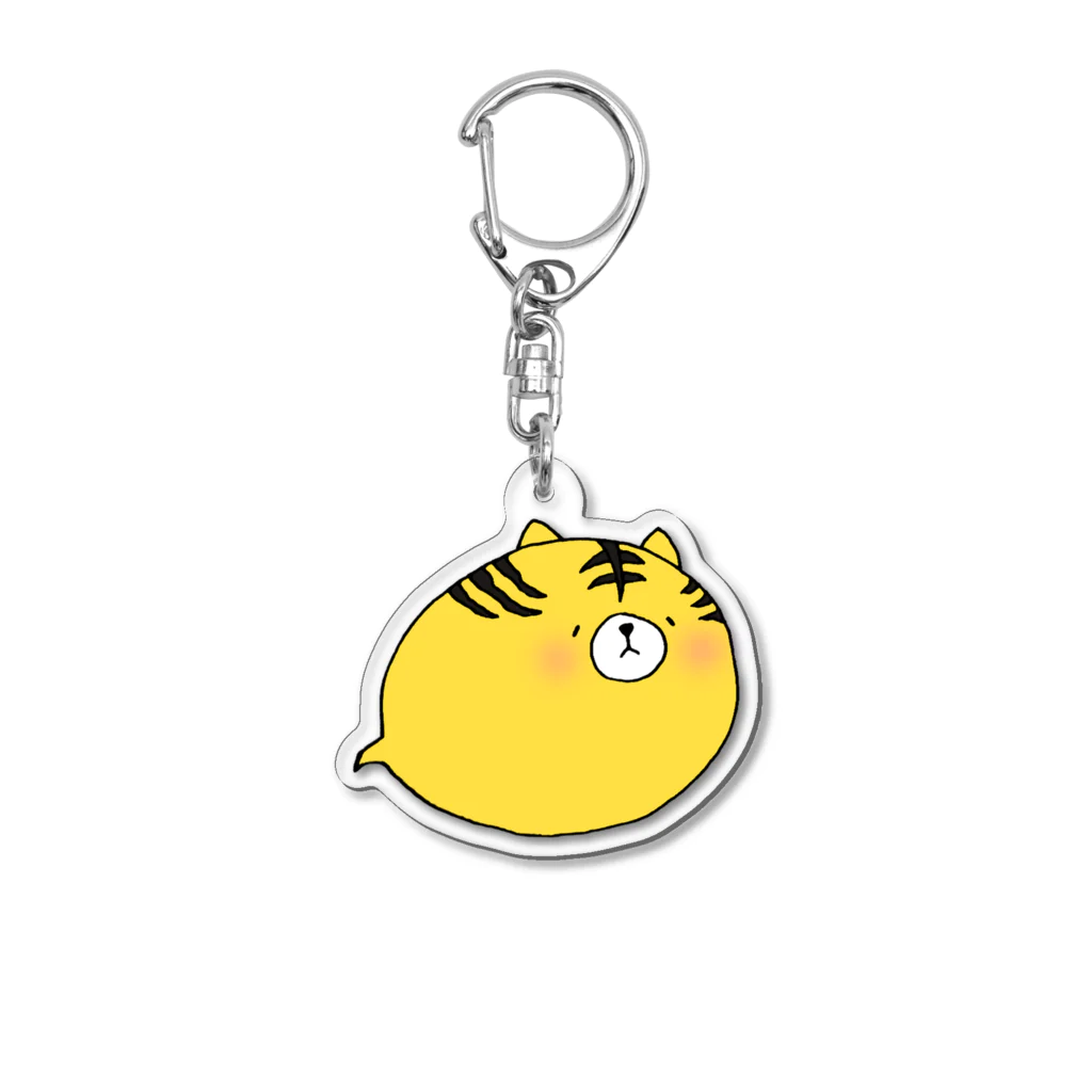 ゴロゴロのとらさん Acrylic Key Chain