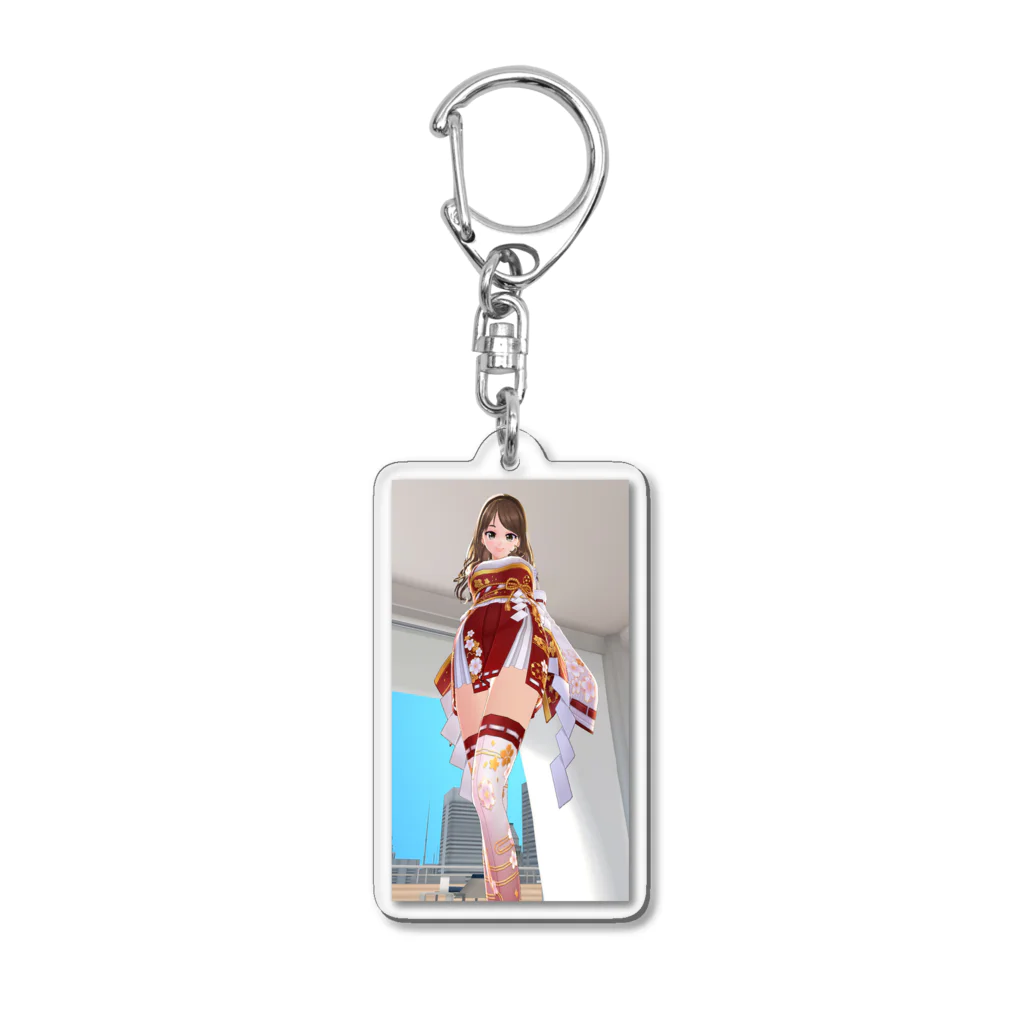 黒うさぎのRINちゃんの黒うさぎRINちゃん Acrylic Key Chain