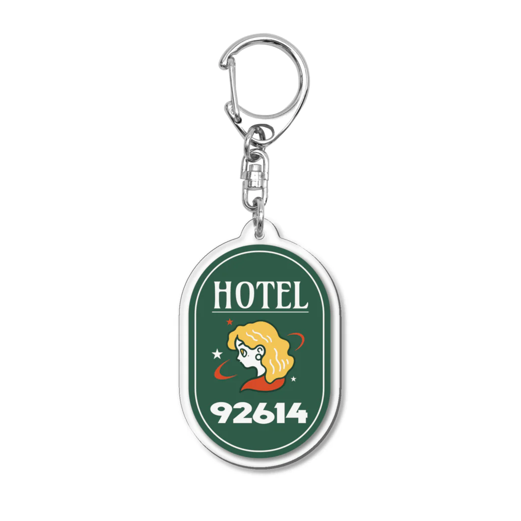 SANNO CREATIONSのHOTEL92614 Acrylic Key Chain