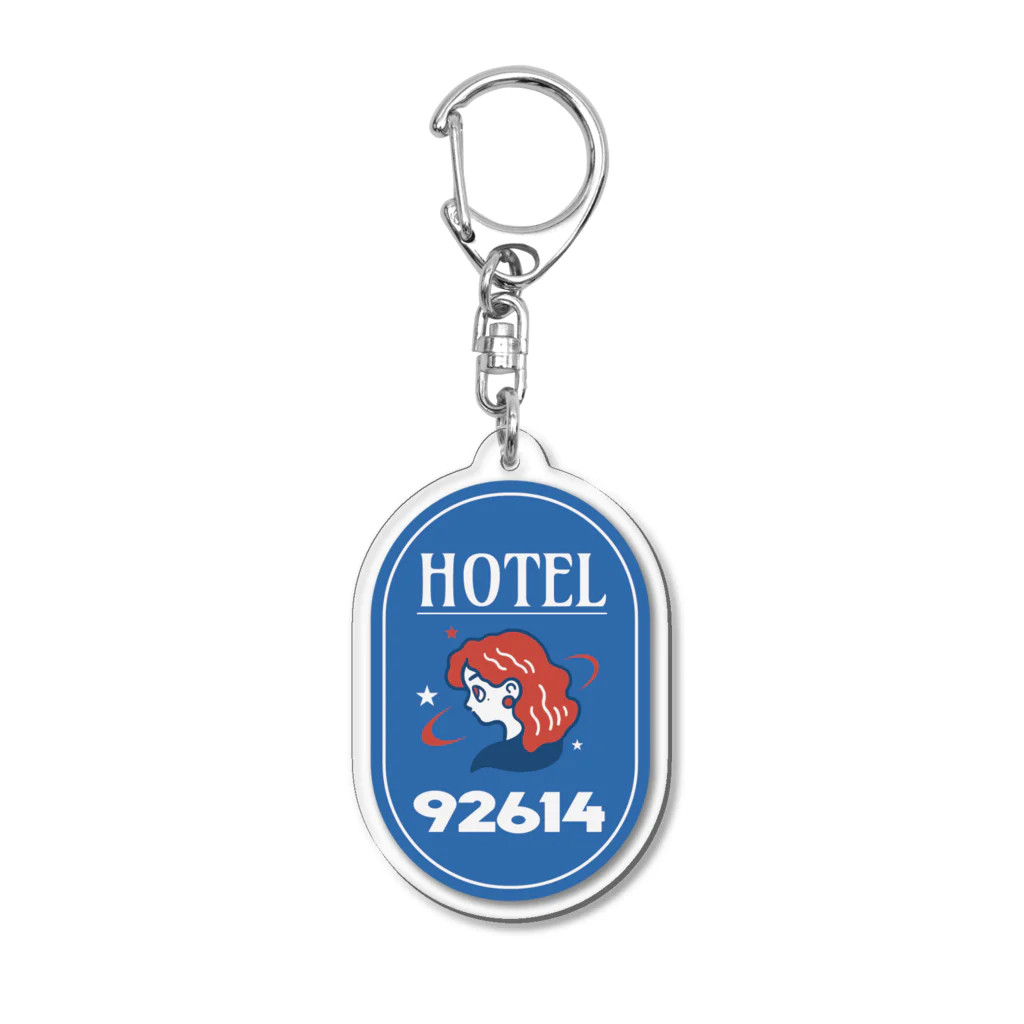 SANNO CREATIONSのHOTEL92614 Acrylic Key Chain