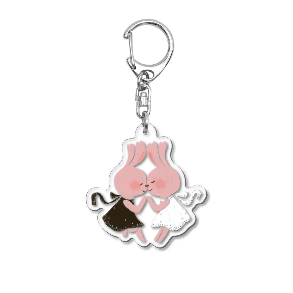 マエダレナ / イラストレーターのふたごミミィ【cherrymimmy 】 Acrylic Key Chain