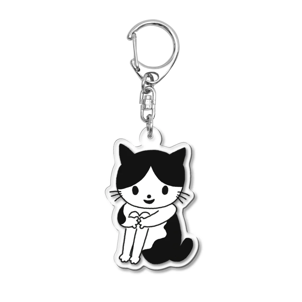 Futakawa Mayuのグッズショップのねこちゃん　コテツ アクリルキーホルダー