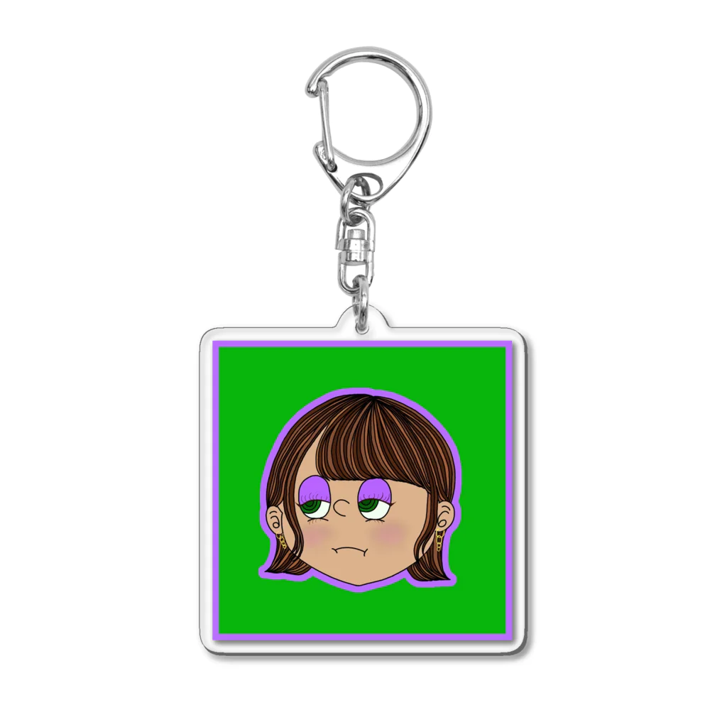 mee's shopのWednesday mood/水曜日の女の子 Acrylic Key Chain