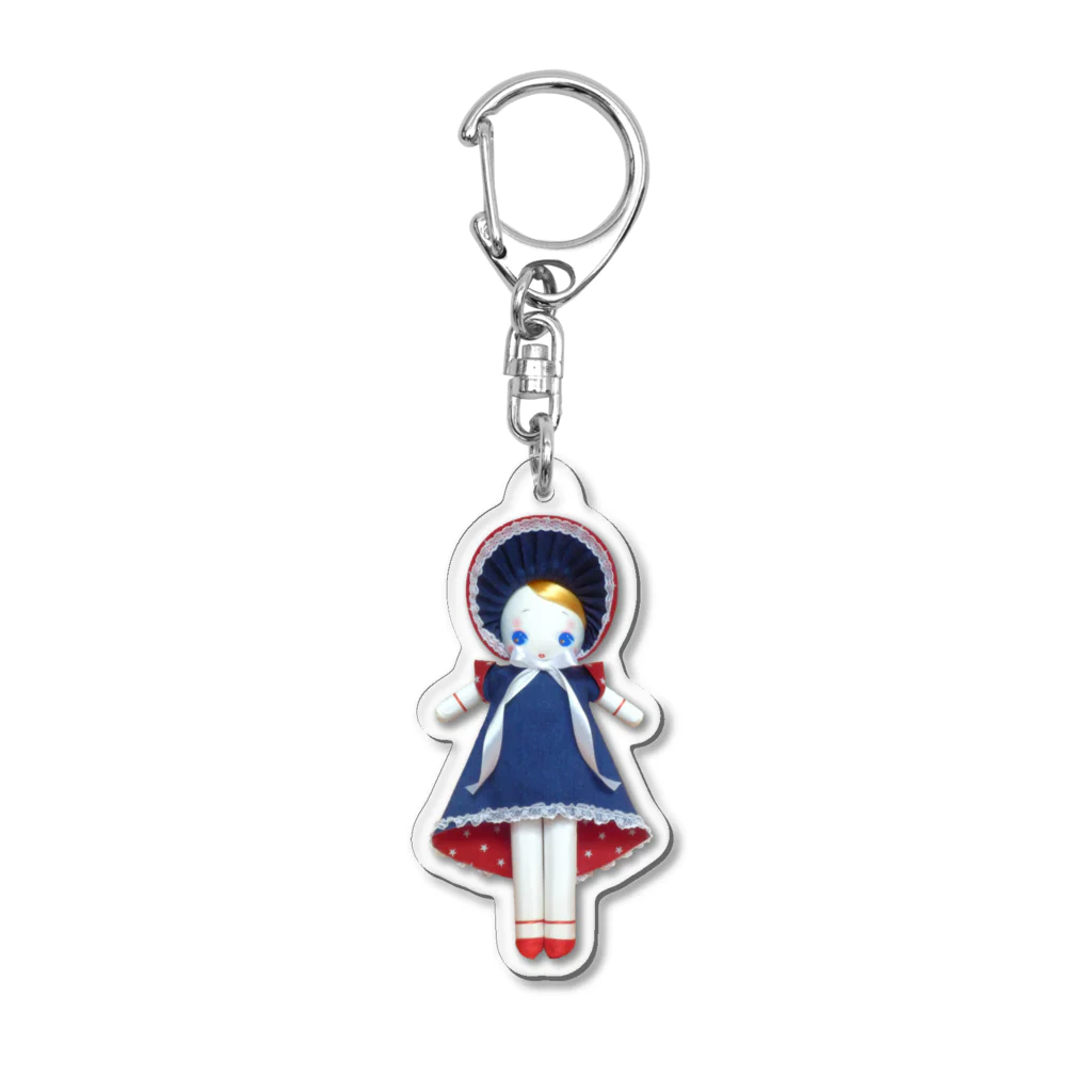 麻琴 (Makoto)の文化人形 スピカ アクリルキーホルダー Acrylic Key Chain