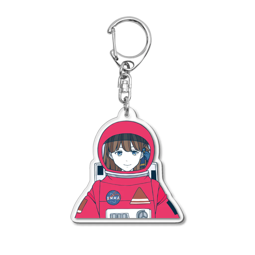 Emma KAWAII CollectionのSpace suit Emma Acrylic Key Chain