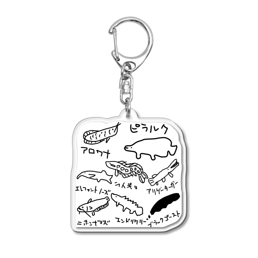 いきものや　のの（別館）の淡水魚たち Acrylic Key Chain