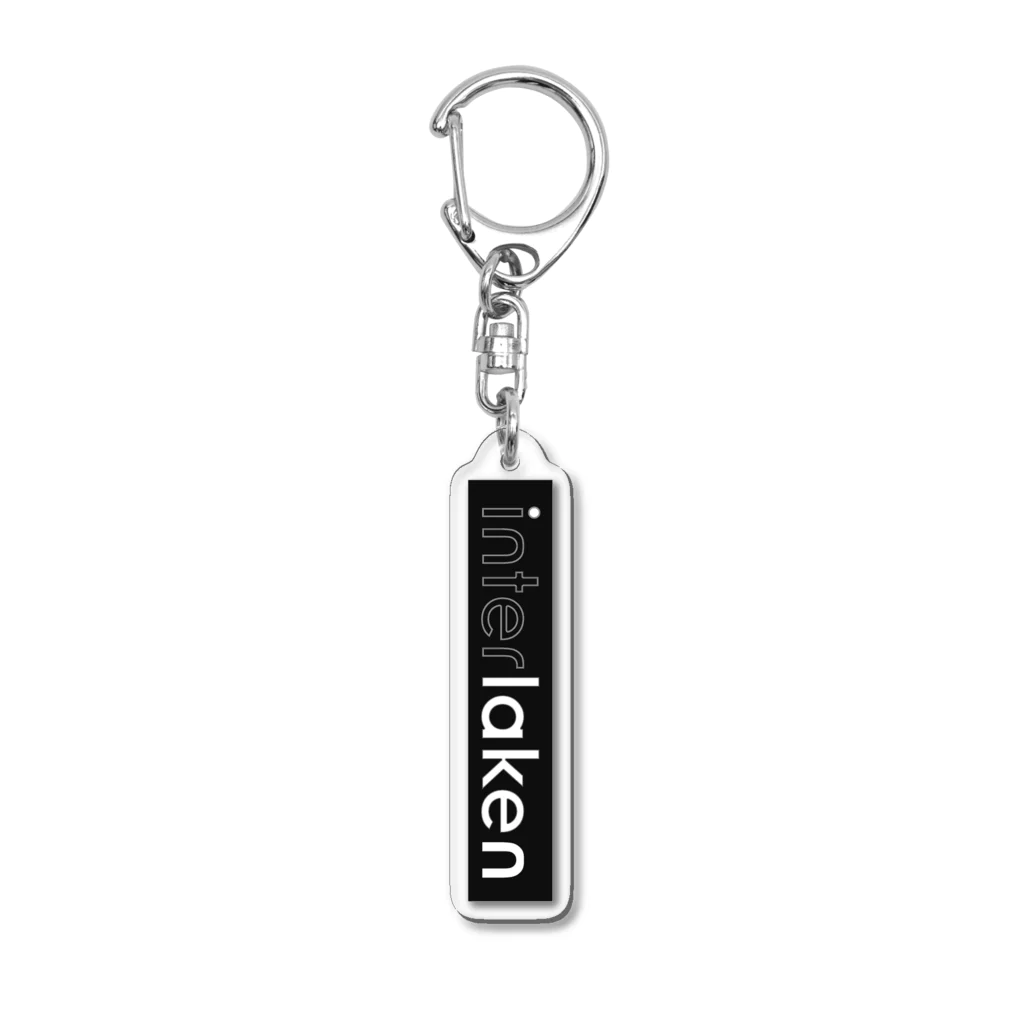 interlakenのinterlaken vertical logo Acrylic Key Chain