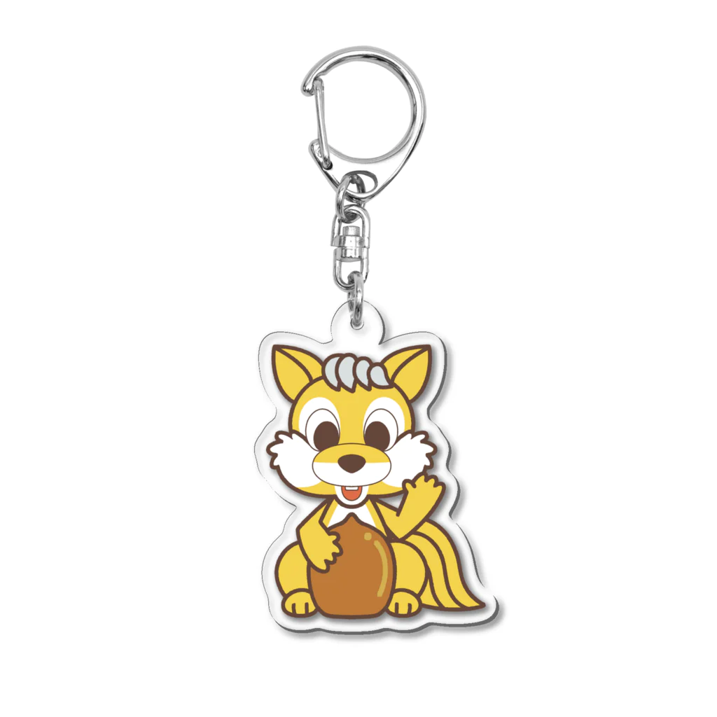 森とリスの遊園地　メルヘン村のゆるぐりすアクキー Acrylic Key Chain