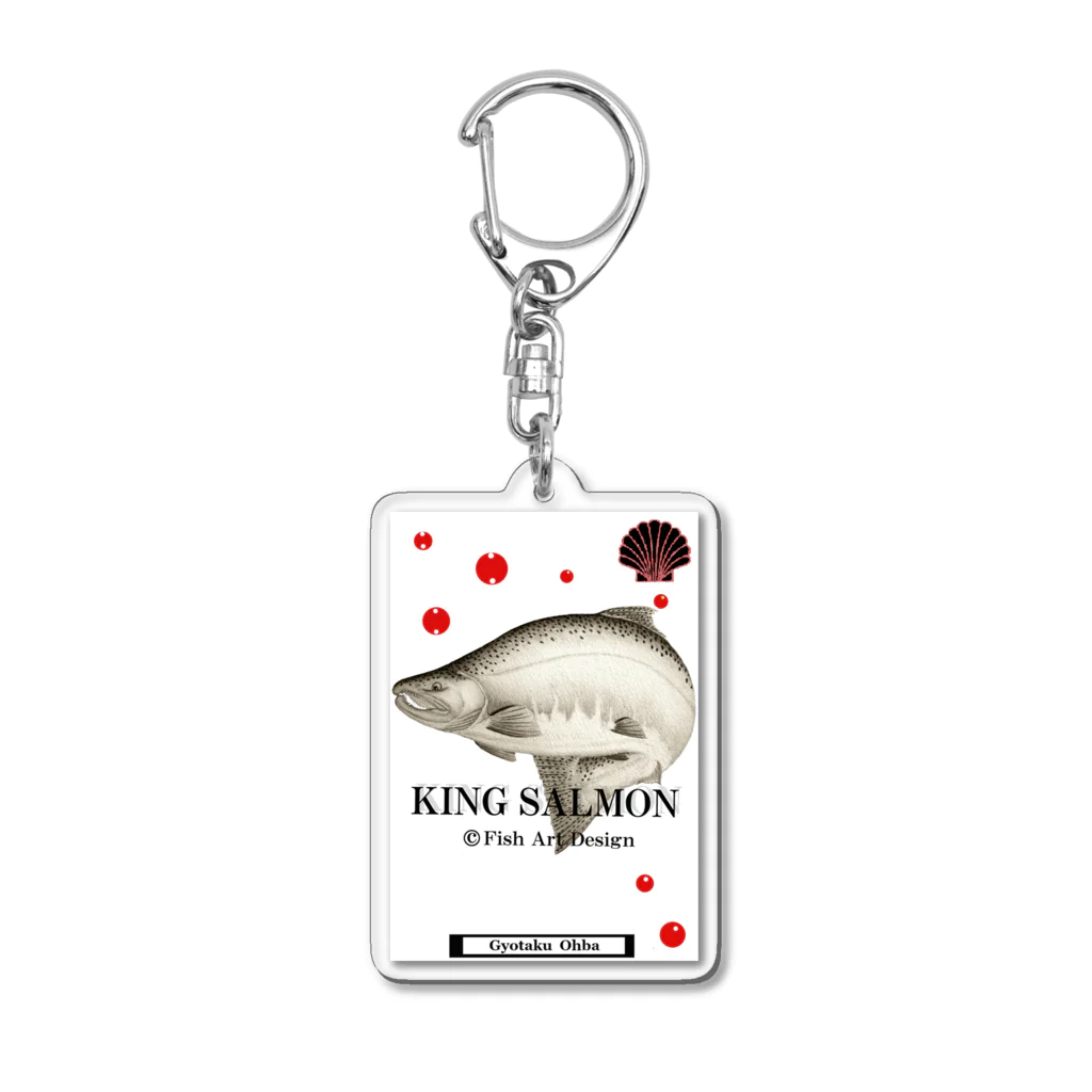 G-HERRINGのキングサーモン（KING SALMON）あらゆる生命たちへ感謝をささげます。 Acrylic Key Chain