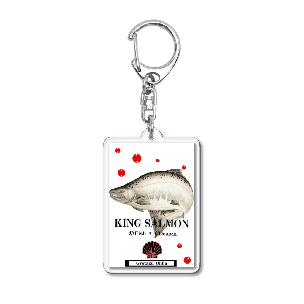 G-HERRINGのキングサーモン（KING SALMON）あらゆる生命たちへ感謝をささげます。 Acrylic Key Chain