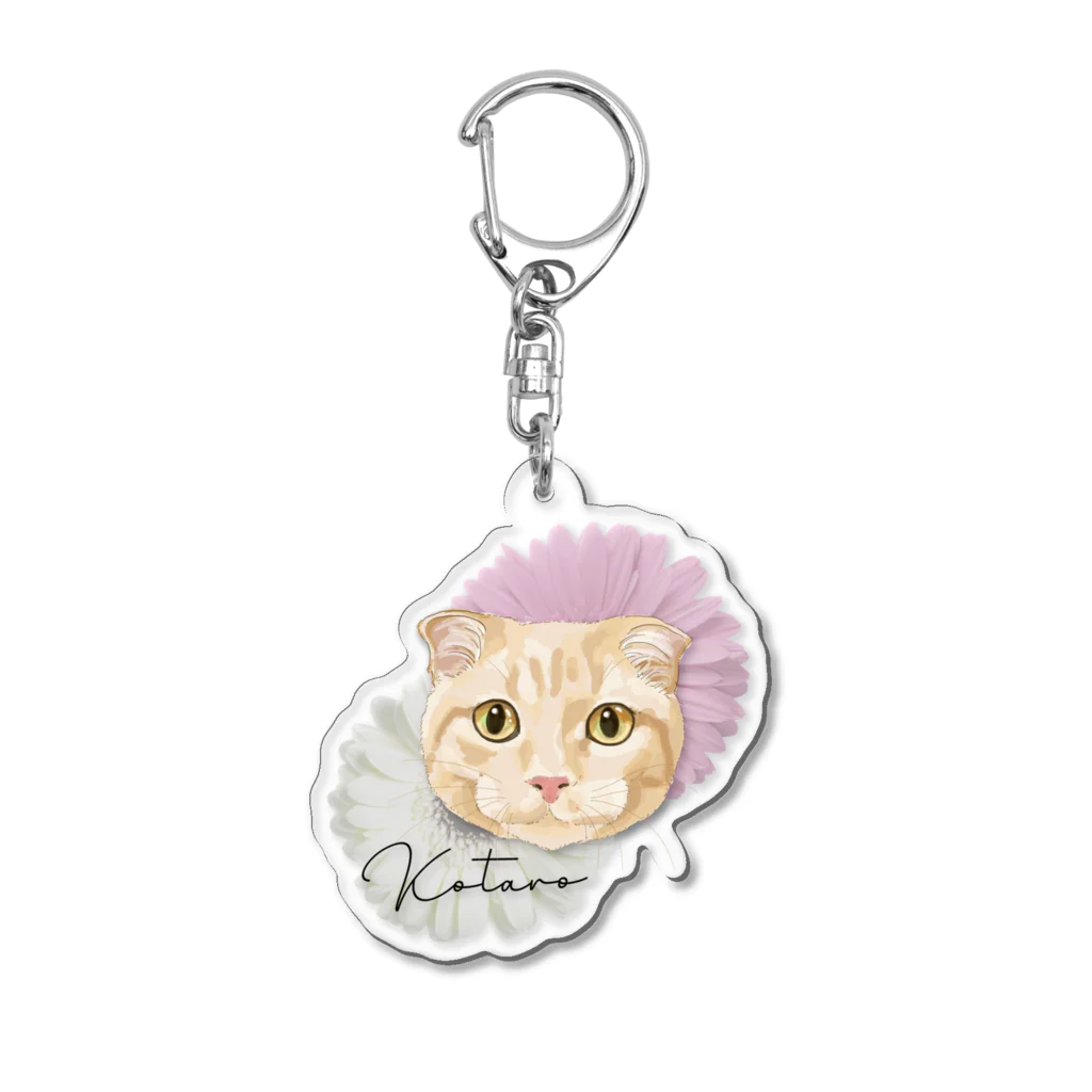 みきぞーん｜保護猫 ミッキー画伯と肉球とおともだちの虎汰郎 Acrylic Key Chain