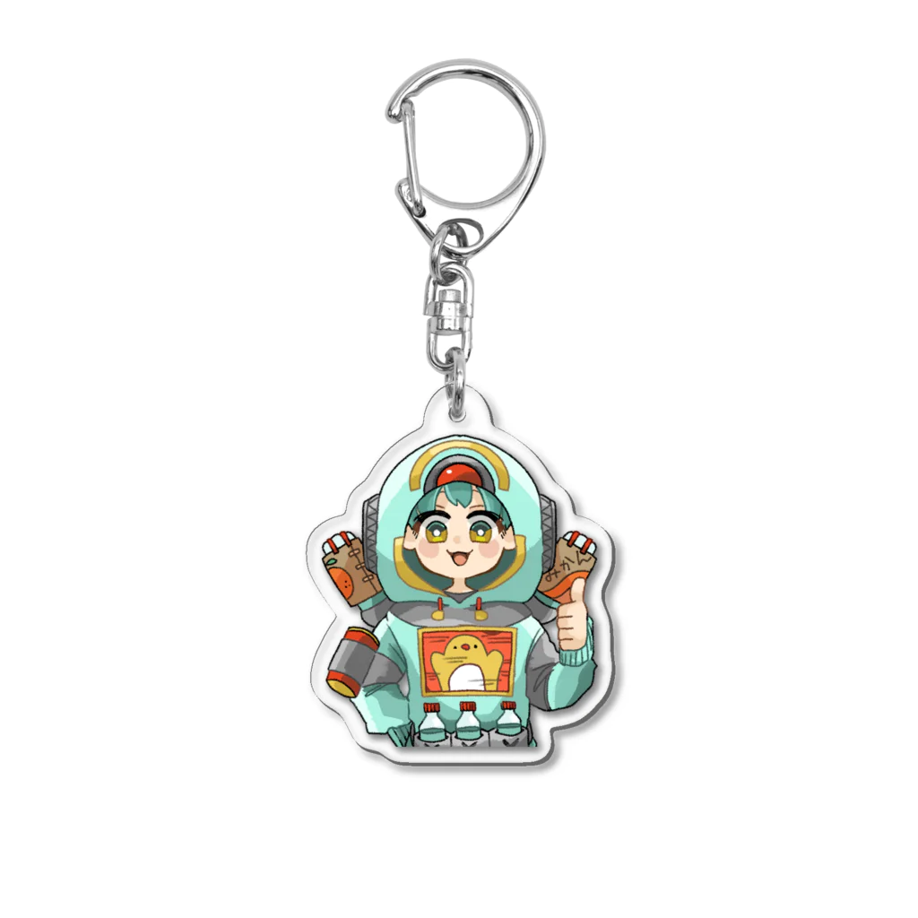 みぎてんのみぎふぁいんだー Acrylic Key Chain