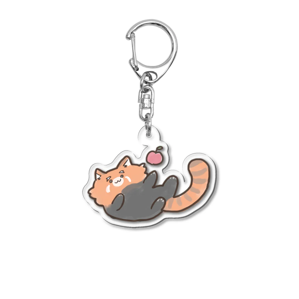 Knock Knock Knockのりんごを求めるれっぱん Acrylic Key Chain