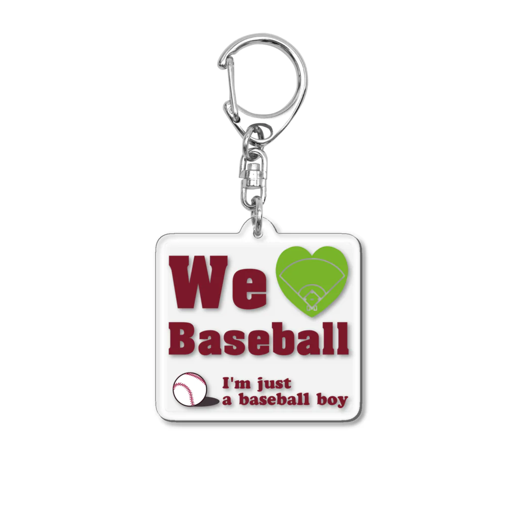 キッズモード某のWe love Baseballキーホルダー Acrylic Key Chain