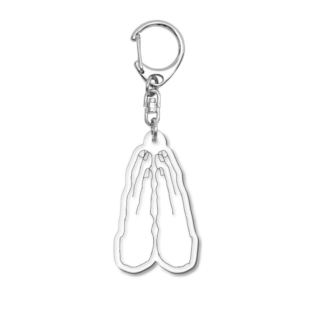 ピクトのお店の合掌キーホルダー Acrylic Key Chain