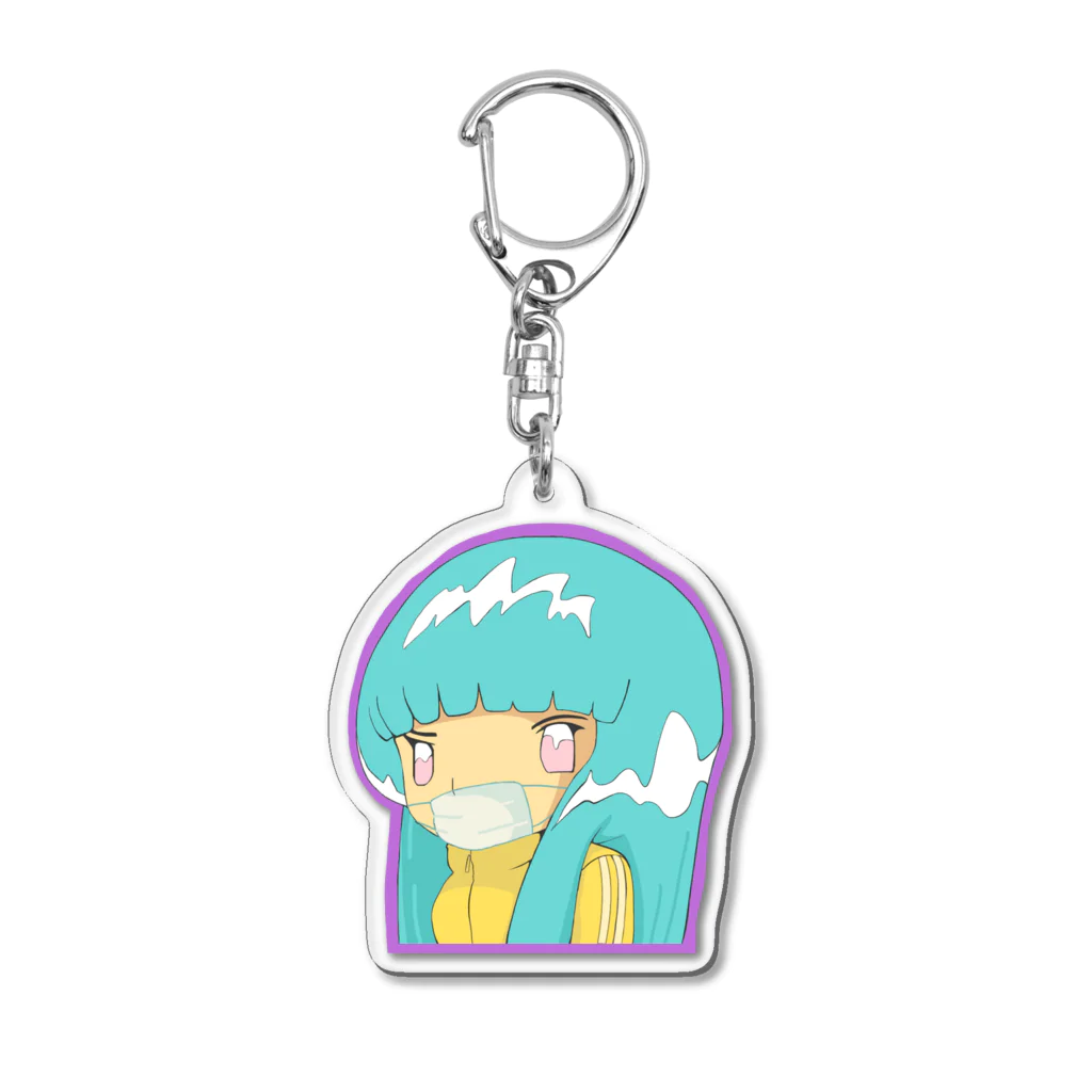 ゴシックの黄色ジャージ Acrylic Key Chain