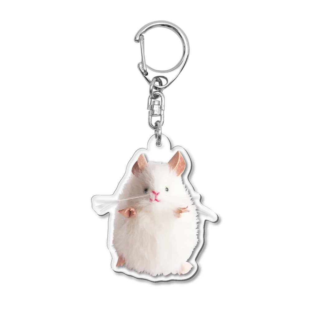 三角ユウリのマウスのぬいぐるみ Acrylic Key Chain