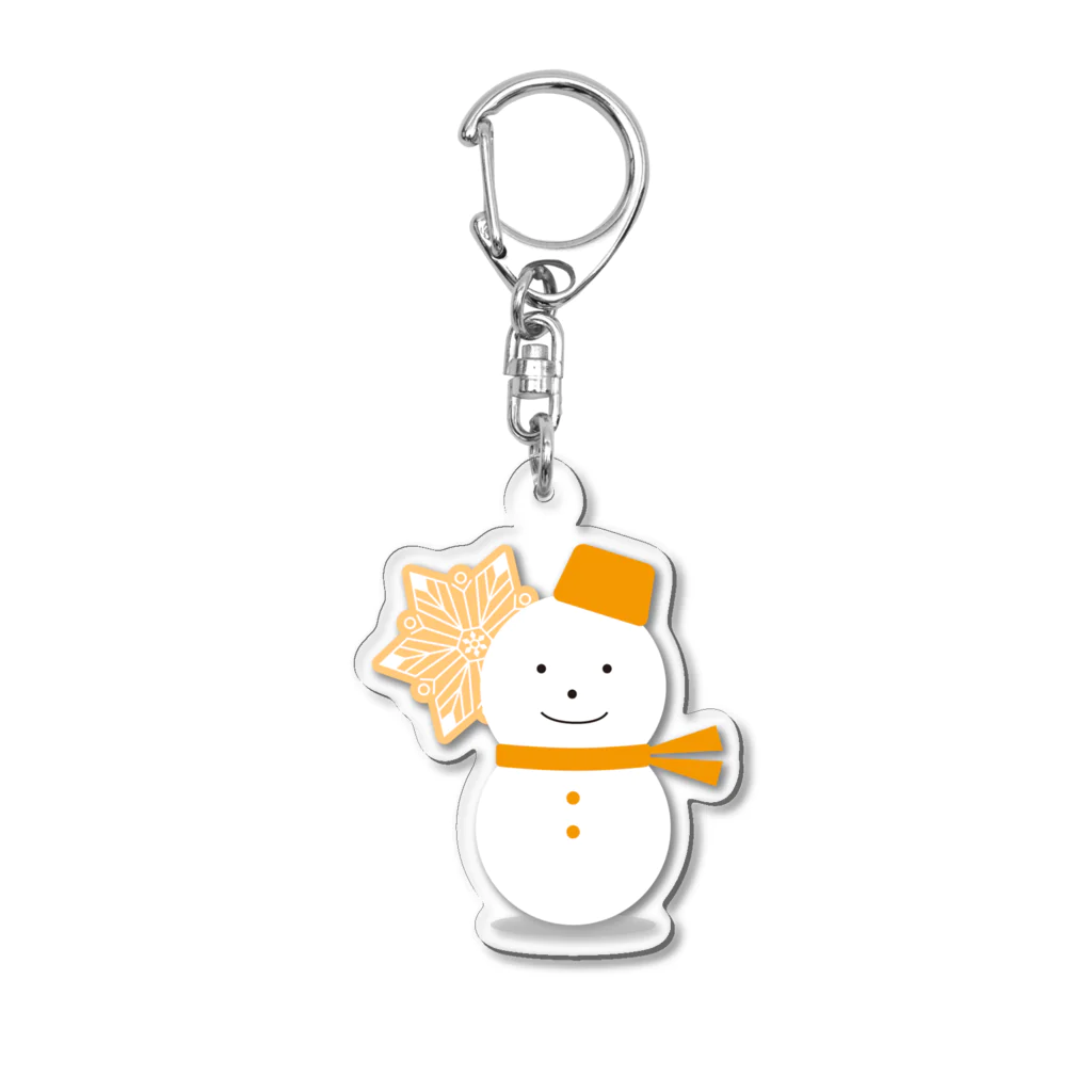 HonNeのゆきだるMAN（橙） Acrylic Key Chain